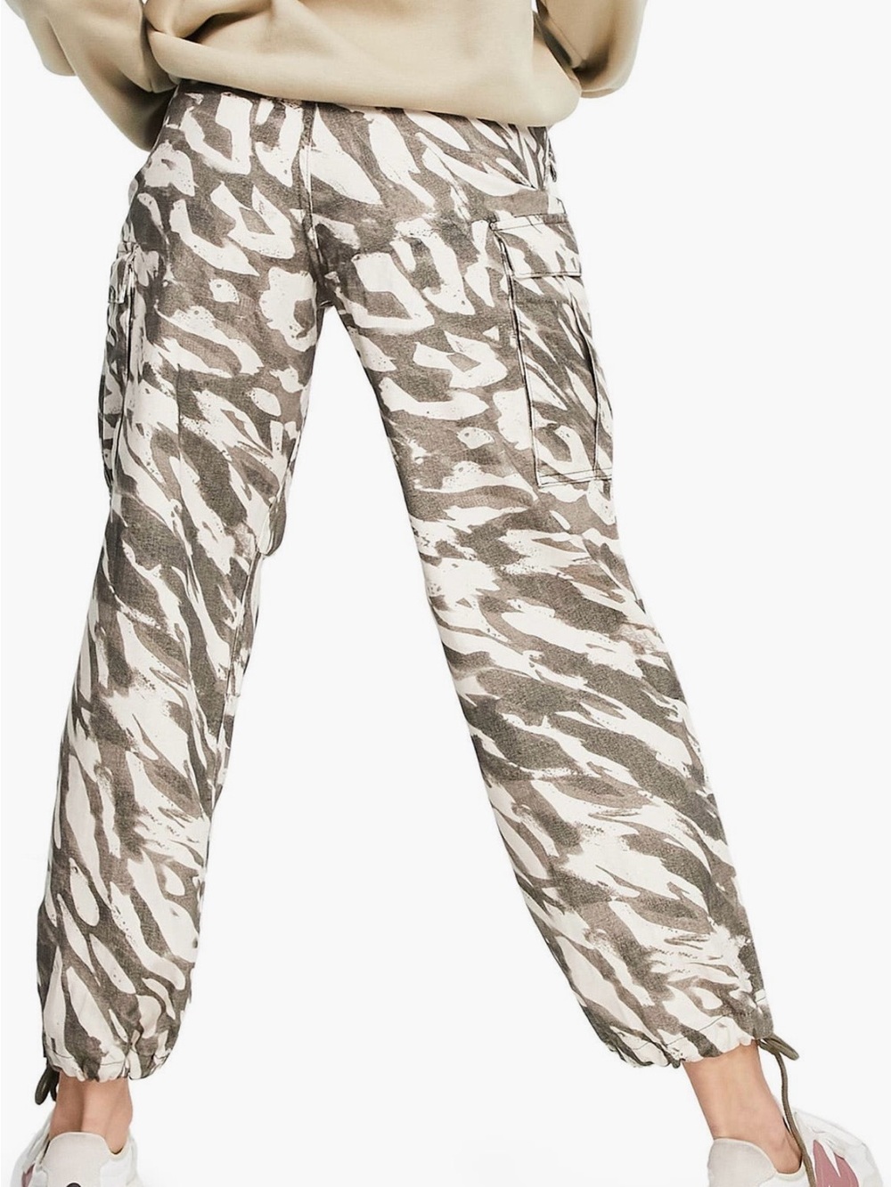 Topshop
High Waist Cotton Utility Pants in - Picture 1 of 9